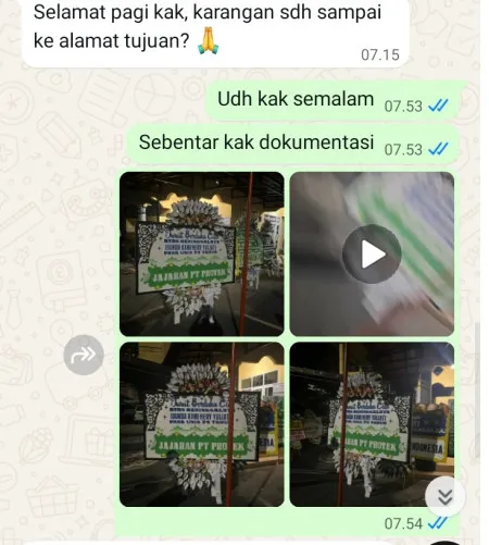 Pengiriman Papan Bunga Selamat Jalan Raya Bekasi